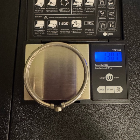 Vintage 1970’s Red Stone Sterling Silver Bracelet - Picture 3 of 11